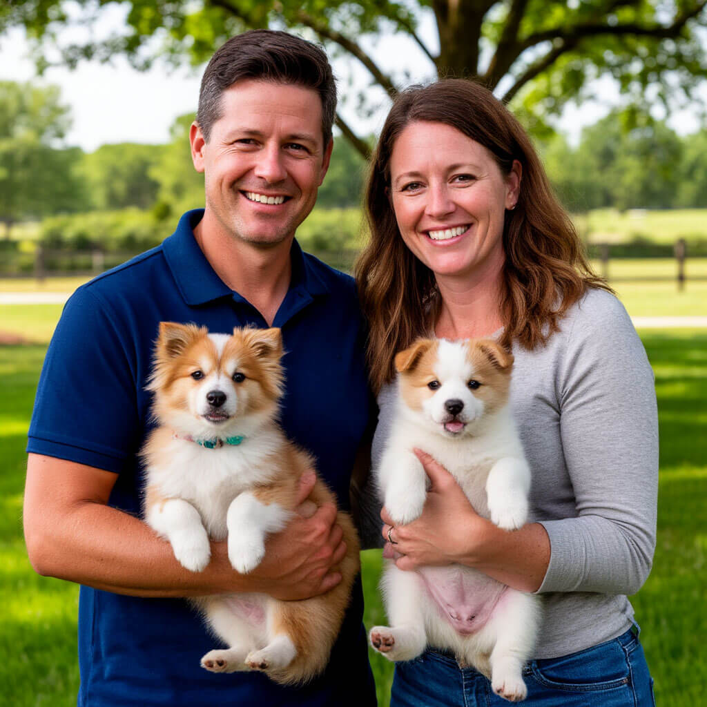 PetGo founder with rescued pets