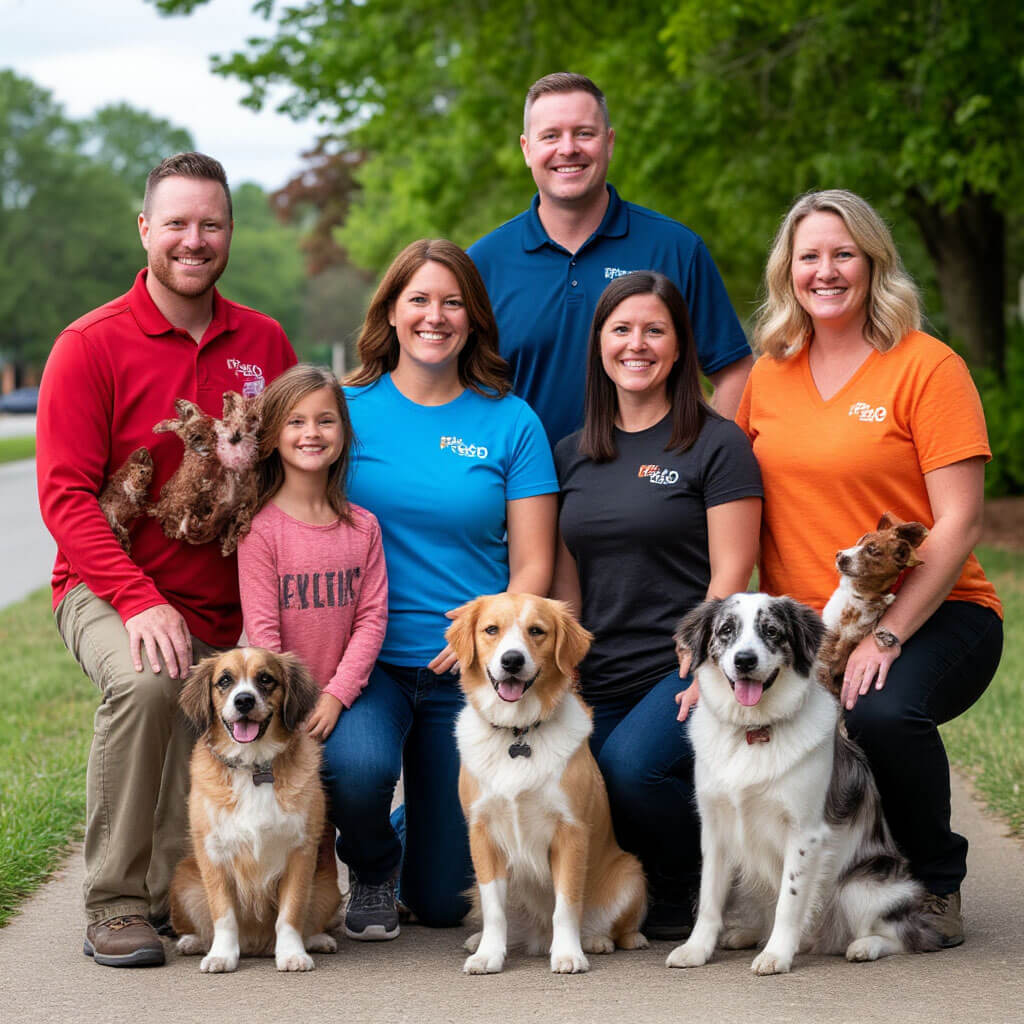 PetGo team with pets